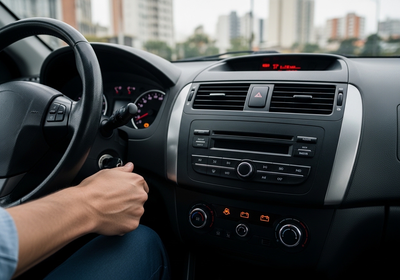 Quando o carro não dá partida e apenas acende o painel, pode ser sinal de bateria com defeito ou falha no sistema elétrico.